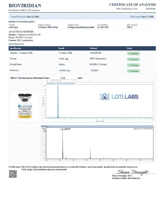 Preview of 5-Amino-1MQ 10mg