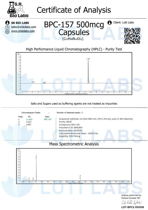 Preview of BPC-157 capsules