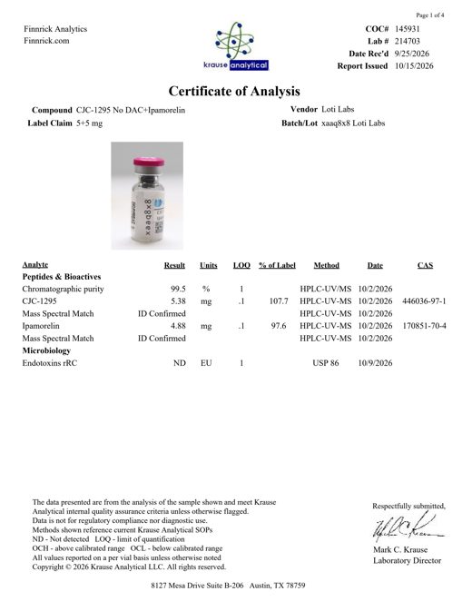 Preview of CJC-1295/Ipam 10mg Blend