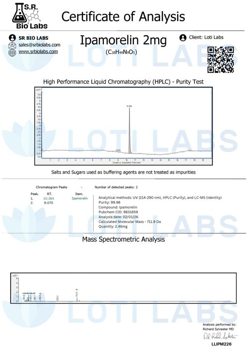 Preview of Ipamorelin 2mg