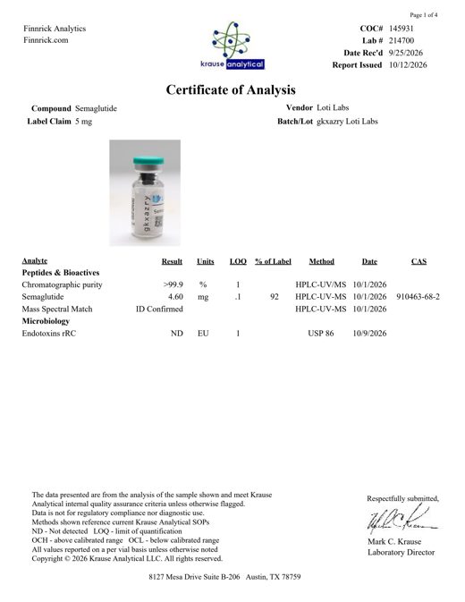 Preview of Semaglutide 5mg