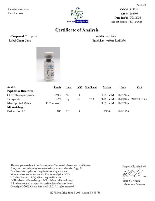 Preview of Tirzepatide 5mg